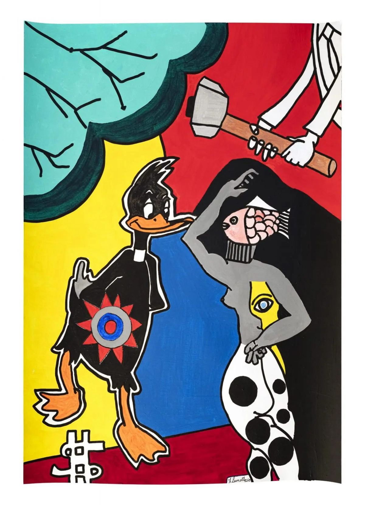 The Duck, from the Cartoon adventures series by Frantz Lamothe